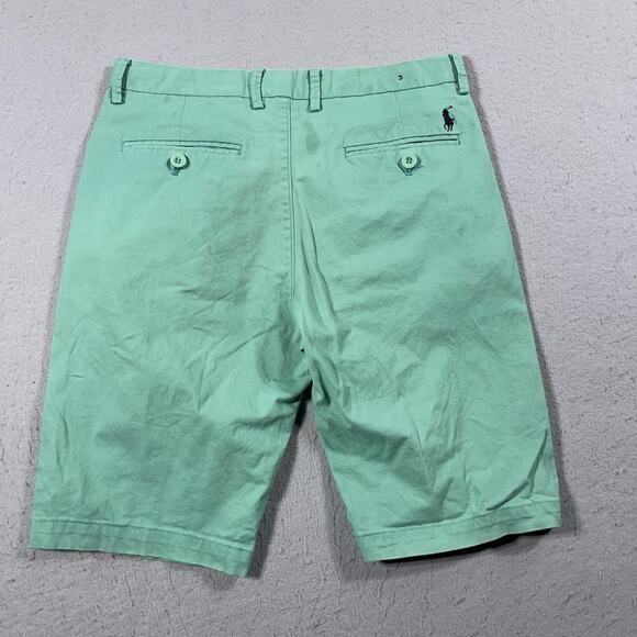 Polo Ralph Lauren Shorts Mens 32 Classic Fit Chino Flat Front Casual Summer - Picture 9 of 11